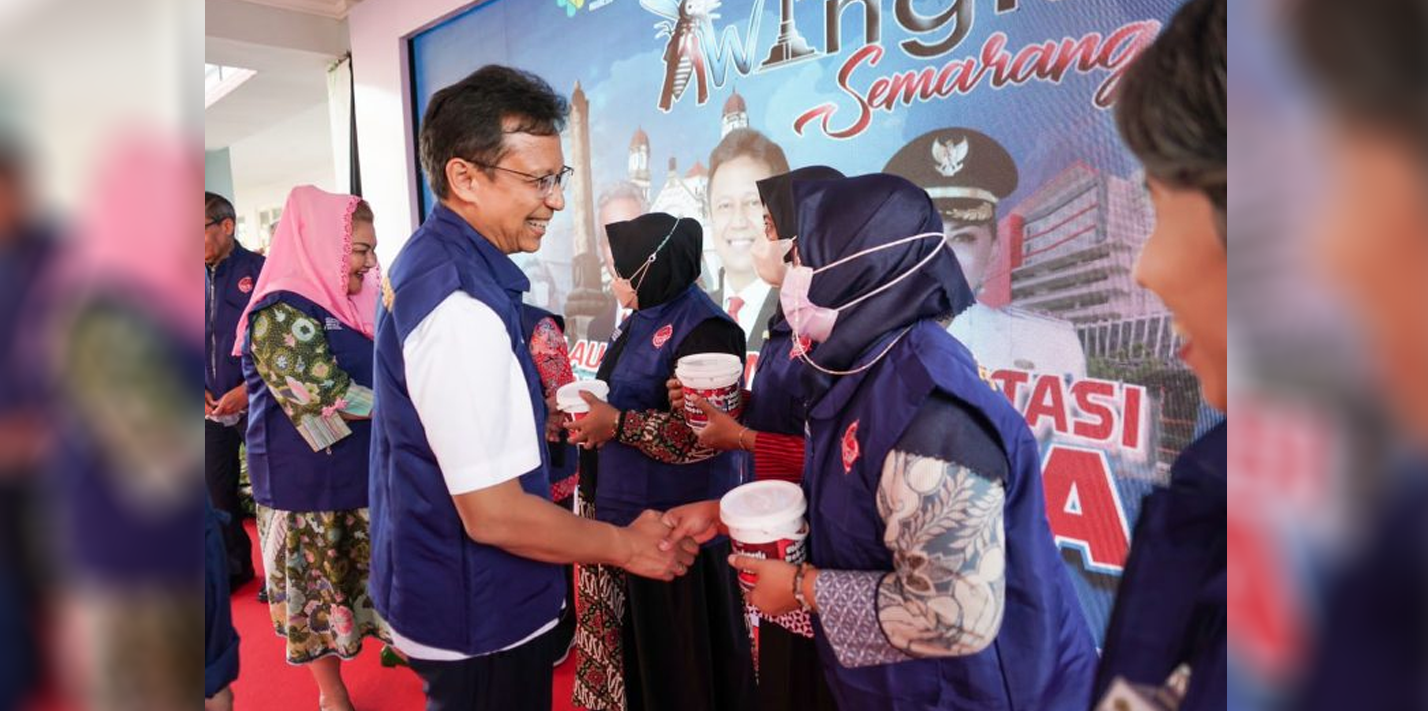 Menkes Budi Launching Wolbachia Ing Kota Semarang Sebagai Inovasi Penangulanan DBD Menkes Budi Launching Wolbachia Ing Kota Semarang Sebagai Inovasi Penangulanan DBD